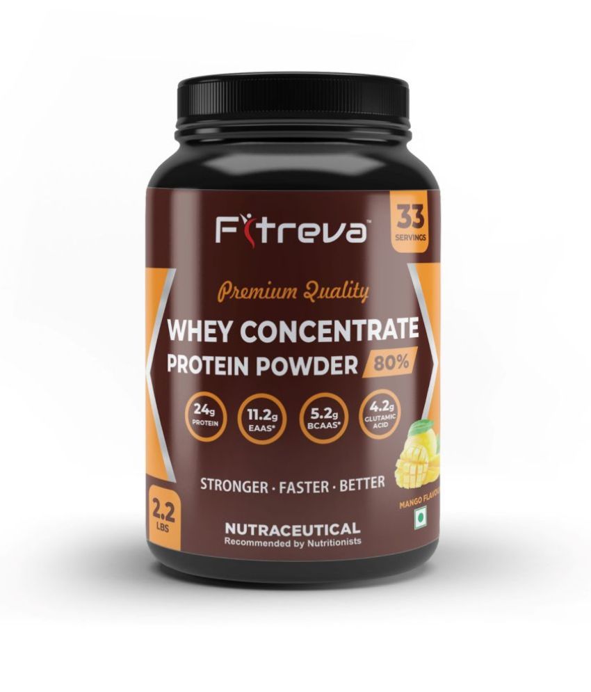     			Fitreva Concentrate Whey Protein ( 1 kg , Mango - Flavour )