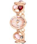 Jainx Rose Gold Metal Analog Womens Watch