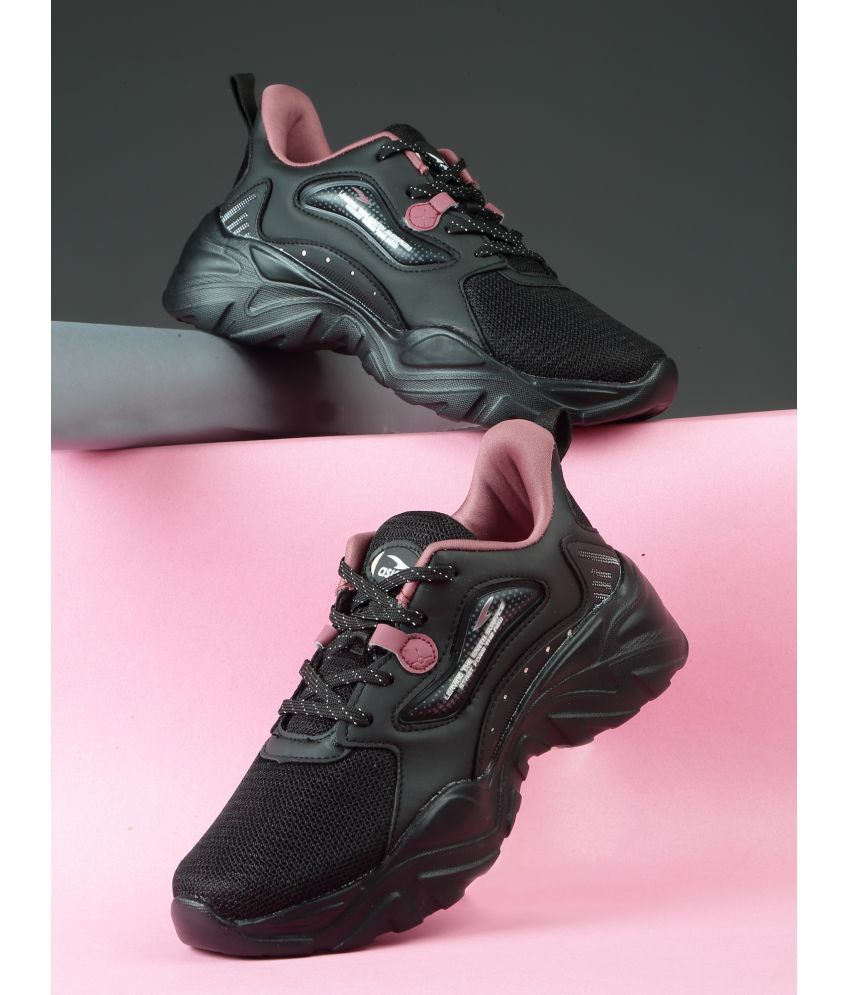     			ASIAN - Black Women's Running Shoes