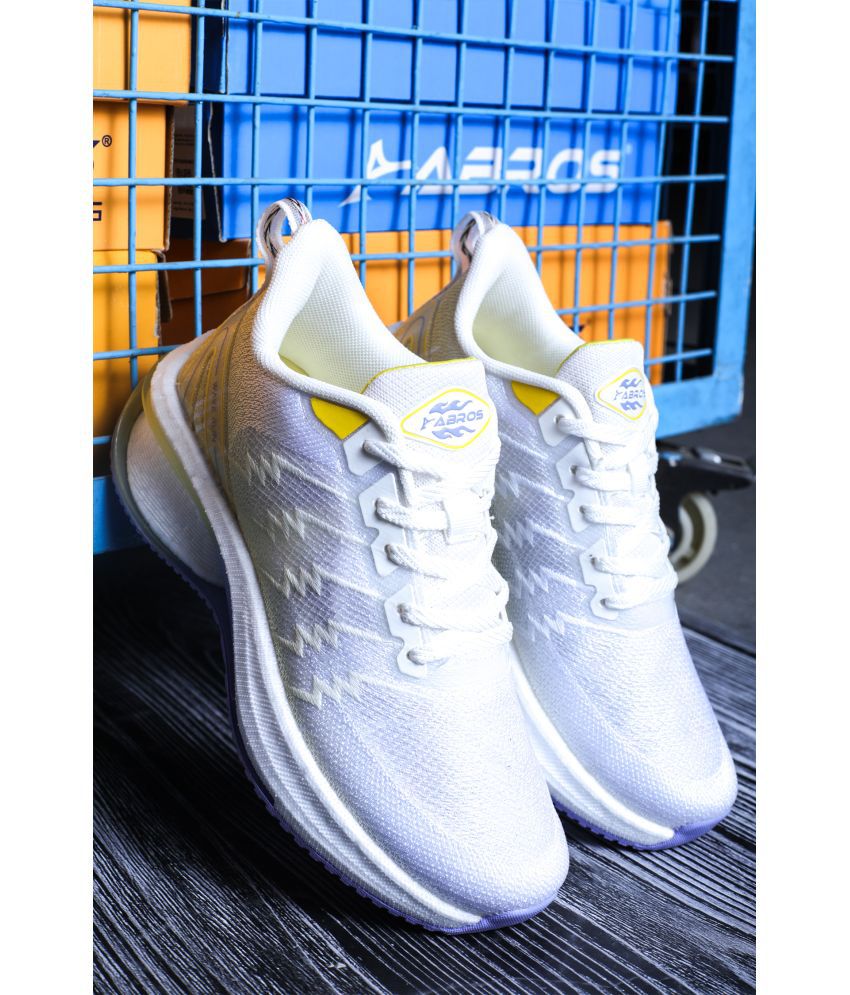     			Abros - White Women's Running Shoes
