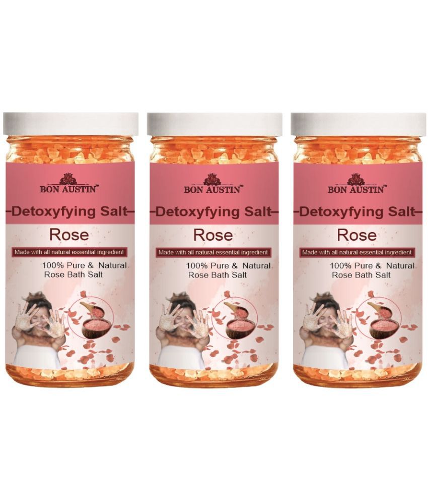     			Bon Austin Bath Salt Crystal Rose bath Salt 200 g Pack of 3