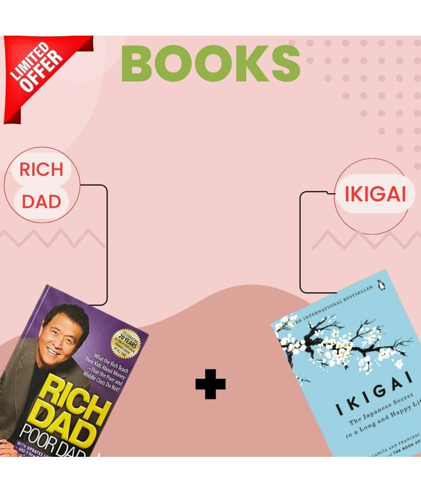     			( Combo of 2 books  Rich dad &  Ikigai