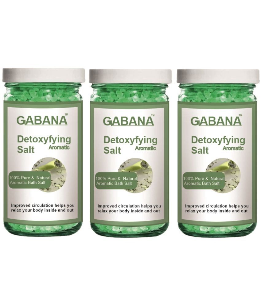     			GABANA Bath Salt Crystal Aromatic Bath Salt 200 g Pack of 3
