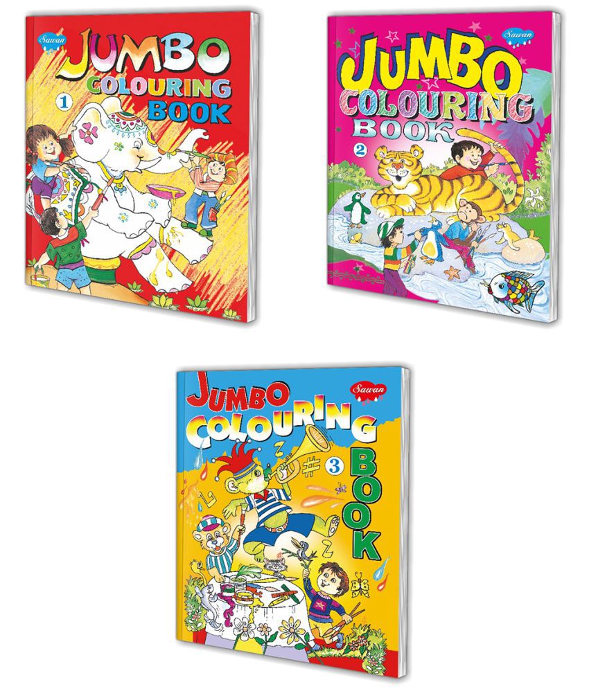     			JUMBO Colouring Book – 1 To 3 | Set Of 3 Books (Paperback, Manoj Publications Editorial Board)