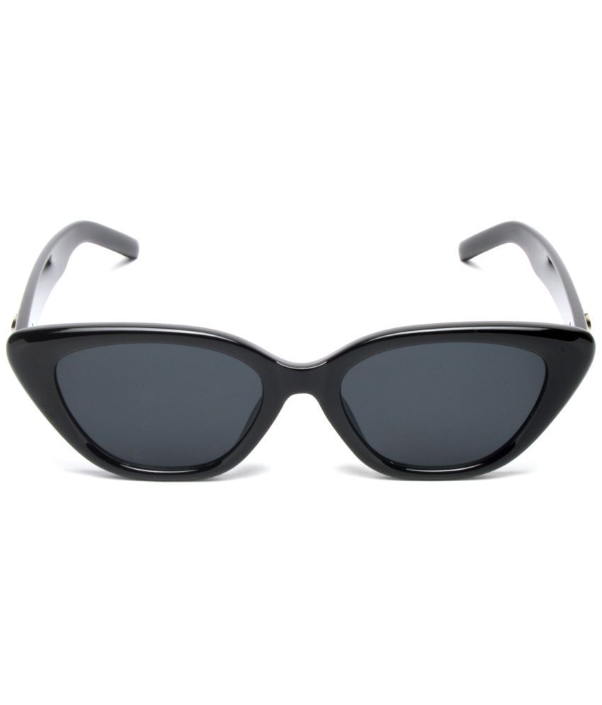     			MESPEE Black Cat Eye Sunglasses ( Pack of 1 )