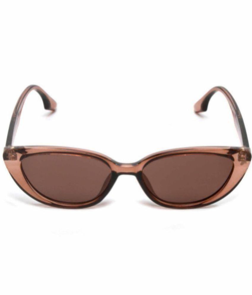     			MESPEE Brown Cat Eye Sunglasses ( Pack of 1 )