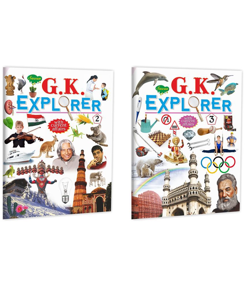     			Set of 2 General Knowledge Books, G.K. Explorer–2 and 3