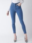 Miss Chase - Blue Denim Skinny Fit Women's Jeans ( Pack of 1 )