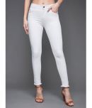 Miss Chase - White Denim Skinny Fit Women's Jeans ( Pack of 1 )