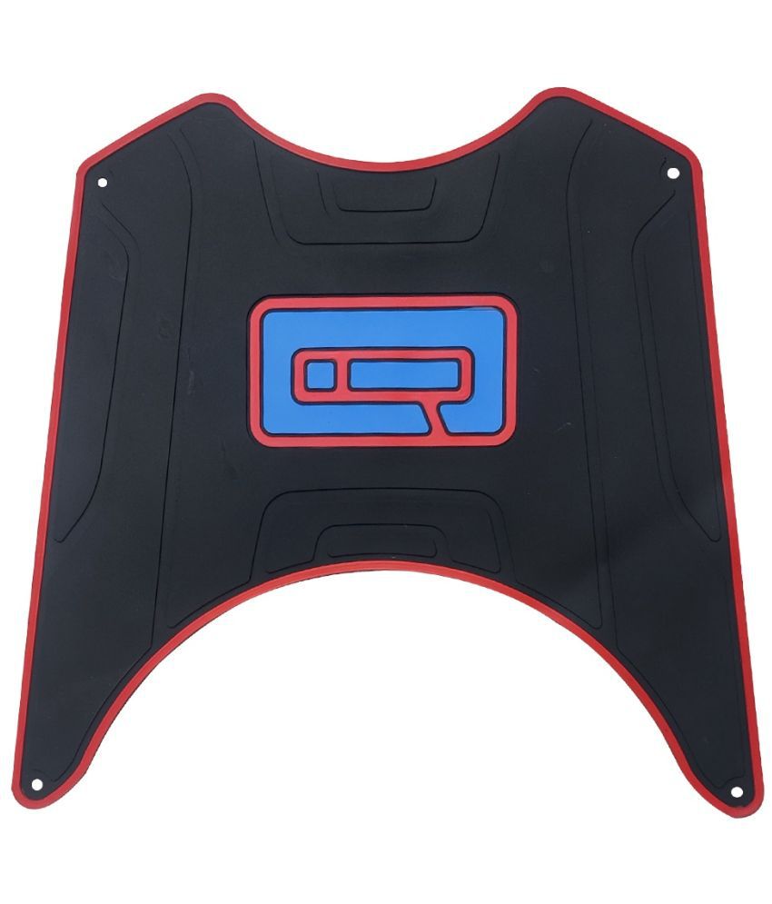     			AUTOXYGEN Anti skid Scooter/Scooty Foot Mat Rubber Floor Mat Accessories for IQube (Black, Blue & Red)
