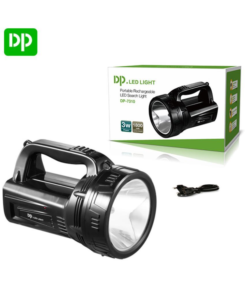     			DP - 1W Rechargeable Flashlight Torch ( Pack of 1 )