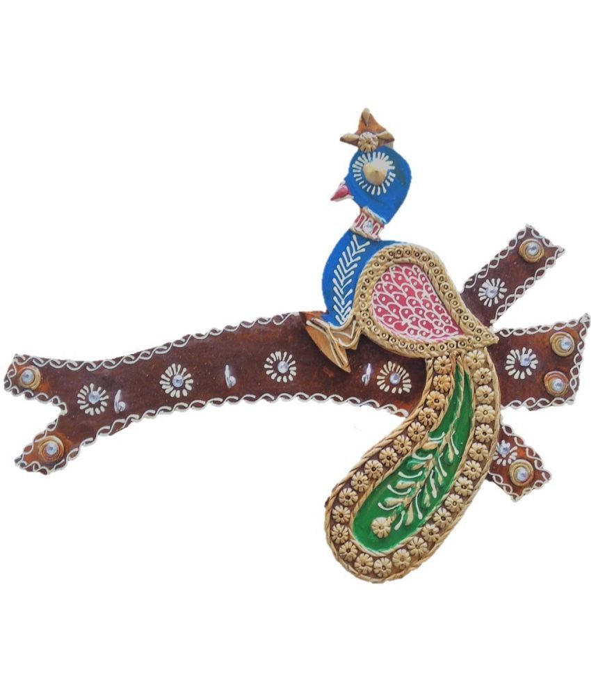     			JaipurCrafts Multicolour Wood Key Holder - Pack of 1