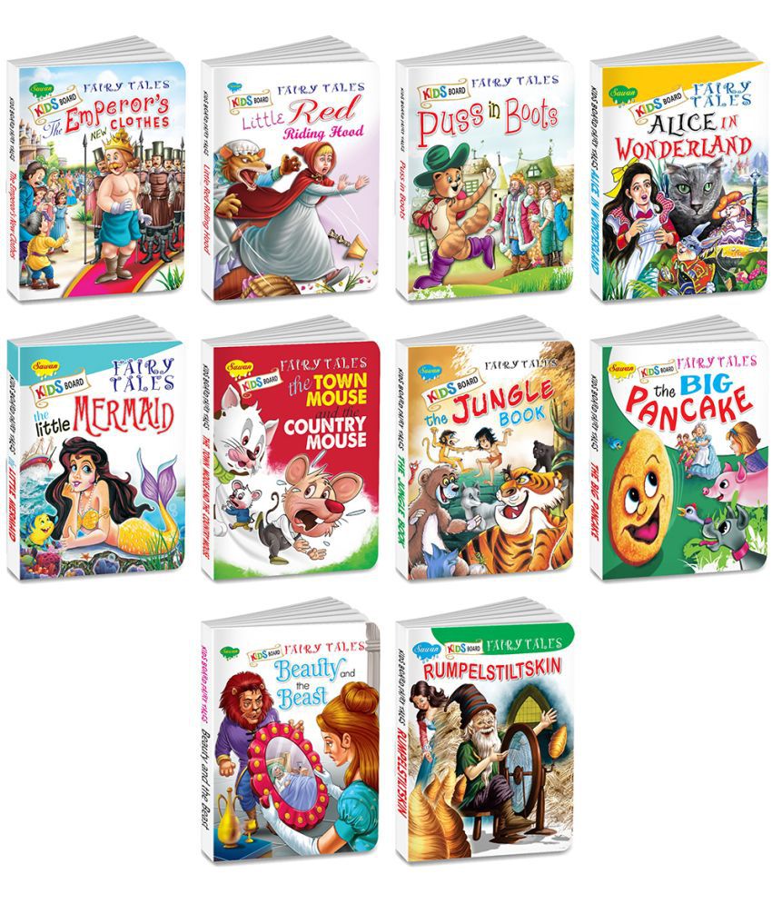     			My First Kids Board Fairy tale Combo of 10 Books | Set of 10 Board Books (v4)