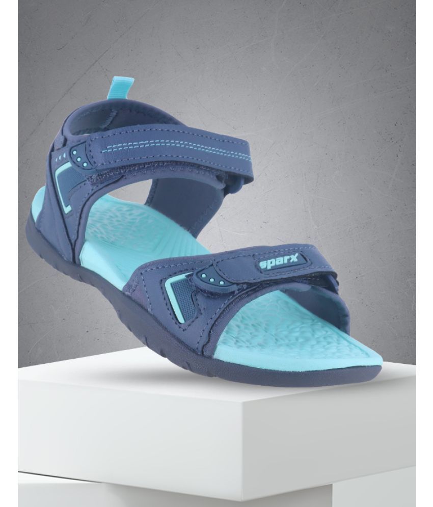     			Sparx Blue Floater Sandals