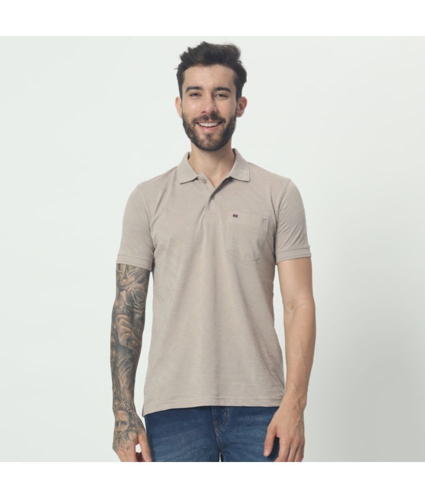     			TAB91 Cotton Blend Regular Fit Solid Half Sleeves Men's Polo T Shirt - Grey ( Pack of 1 )