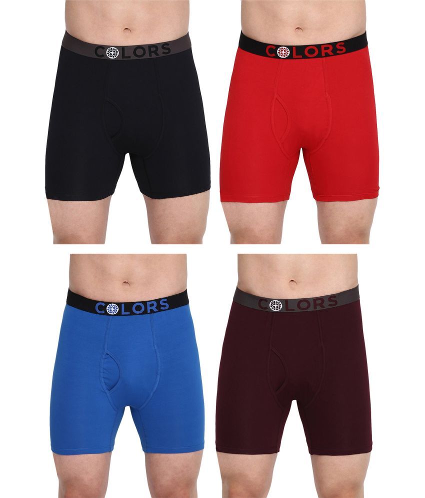     			COLORS by Rupa Frontline Multicolor Cotton Men's Briefs ( Pack of 4 )