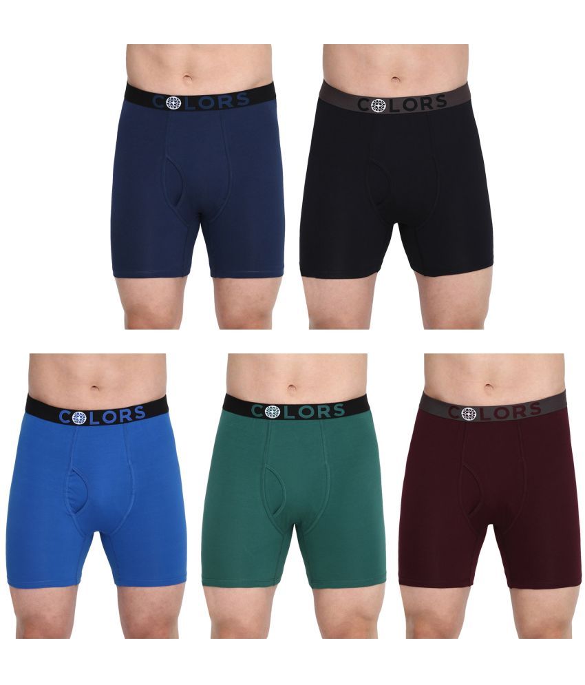     			COLORS by Rupa Frontline Multicolor Cotton Men's Briefs ( Pack of 5 )