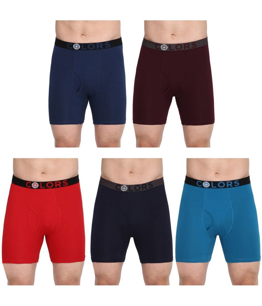     			COLORS by Rupa Frontline Multicolor Cotton Men's Briefs ( Pack of 5 )