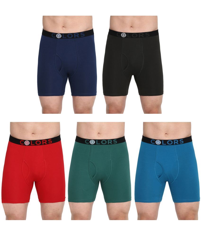     			COLORS by Rupa Frontline Multicolor Cotton Men's Briefs ( Pack of 5 )