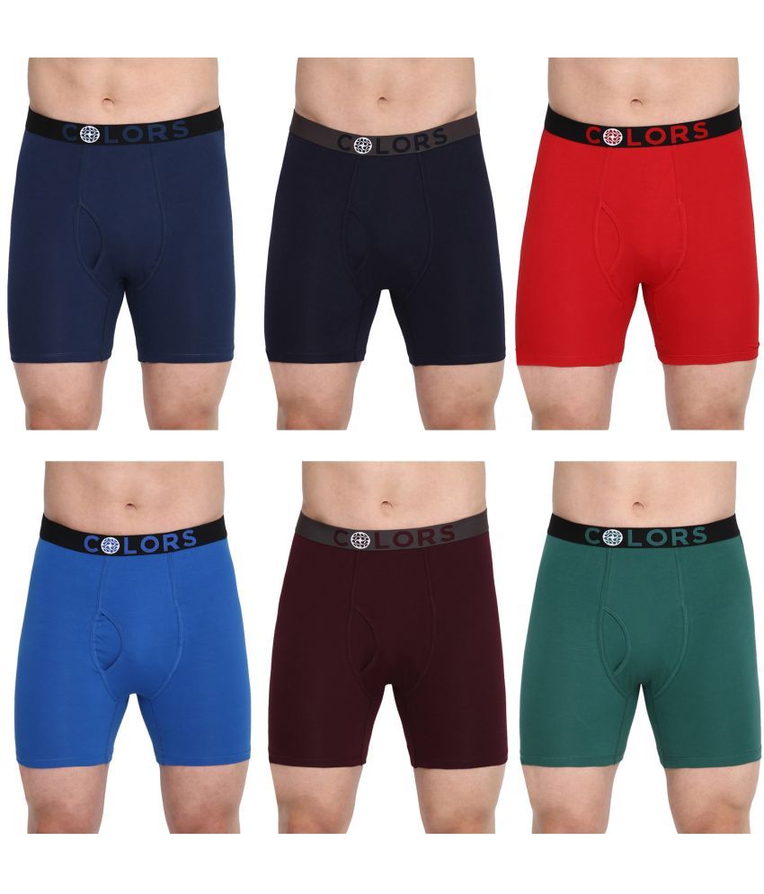     			COLORS by Rupa Frontline Multicolor Cotton Men's Briefs ( Pack of 6 )