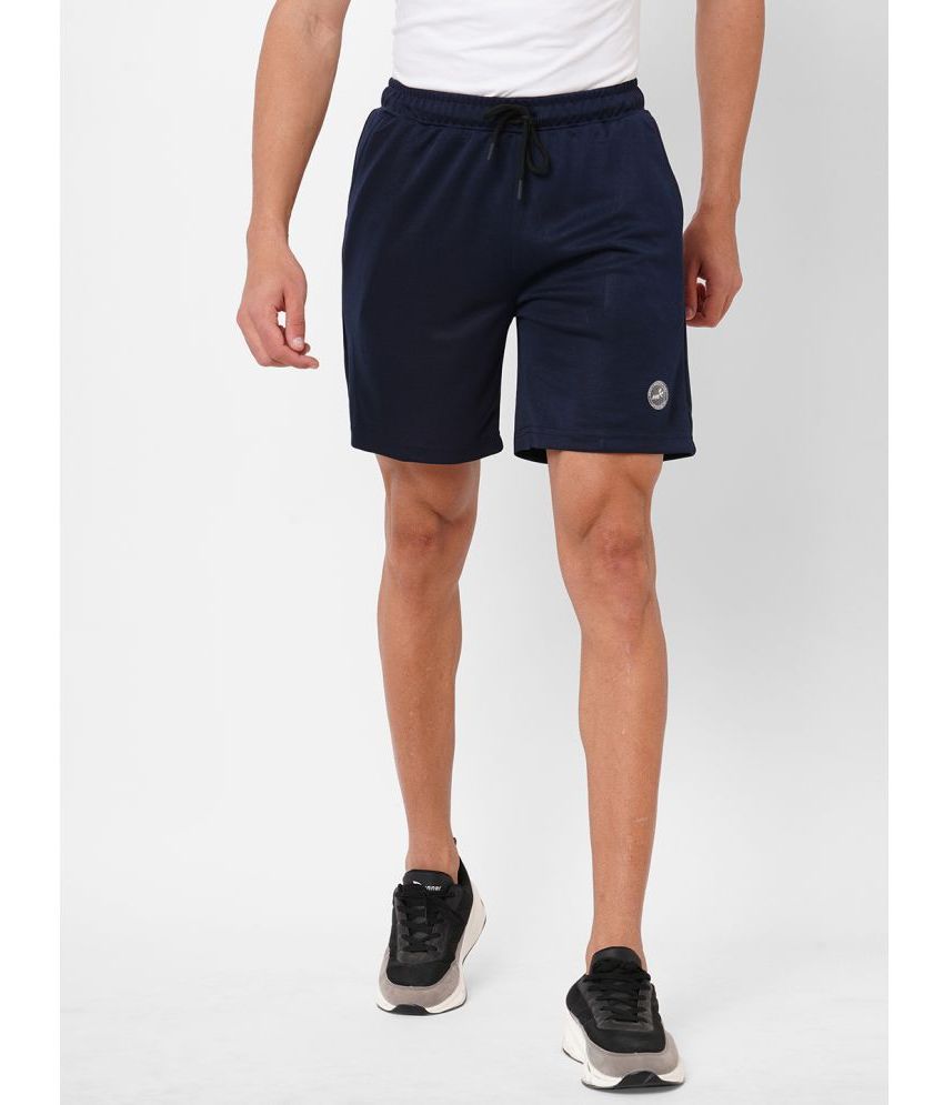     			Fitz Navy Blue Polyester Men's Shorts ( Pack of 1 )