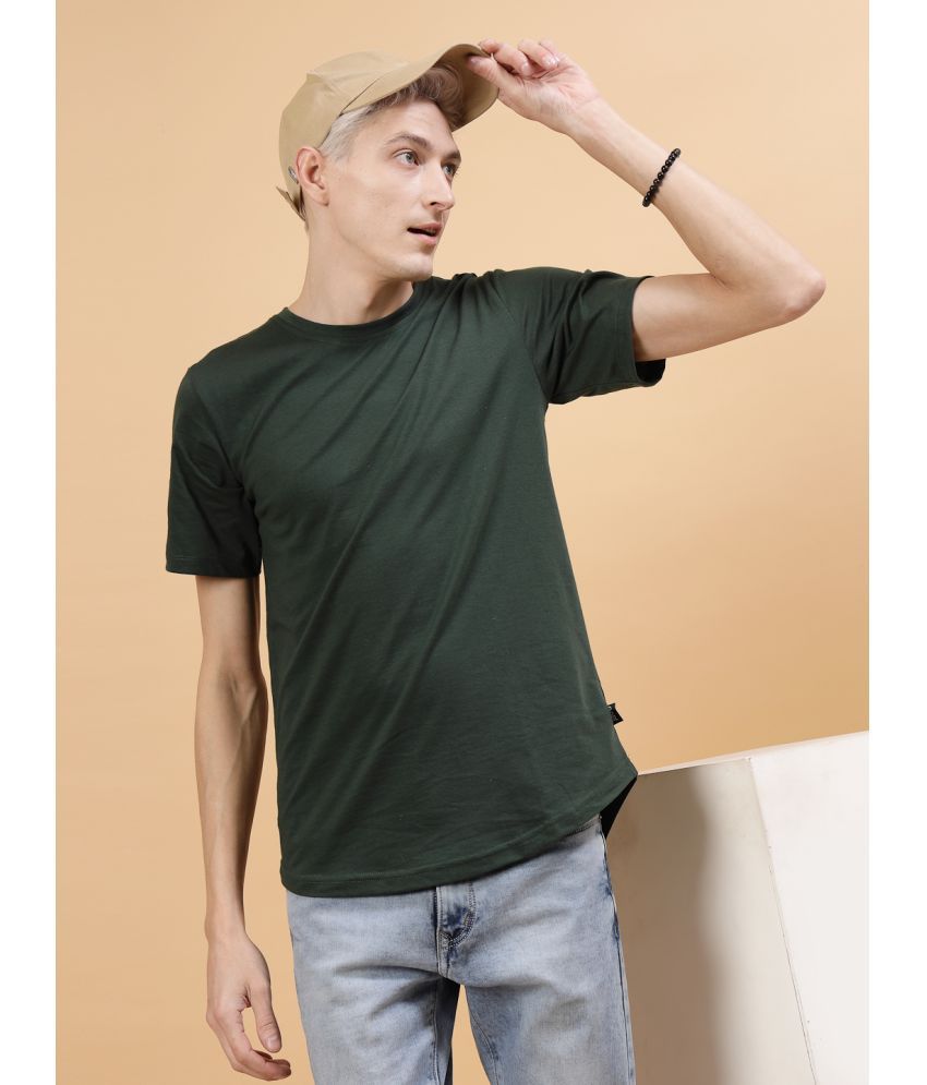     			Rigo Pack of 1 Cotton Slim Fit Men's T-Shirt ( Green )