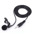 KP2  57cm Clip Collar Mic for YouTube, Collar Mike for Voice Recording, Lapel Mic Mobile, Pc, Laptop, Android Smartphones, DSLR Camera, mic kit for Phone Jack phone Type Mike for YouTube