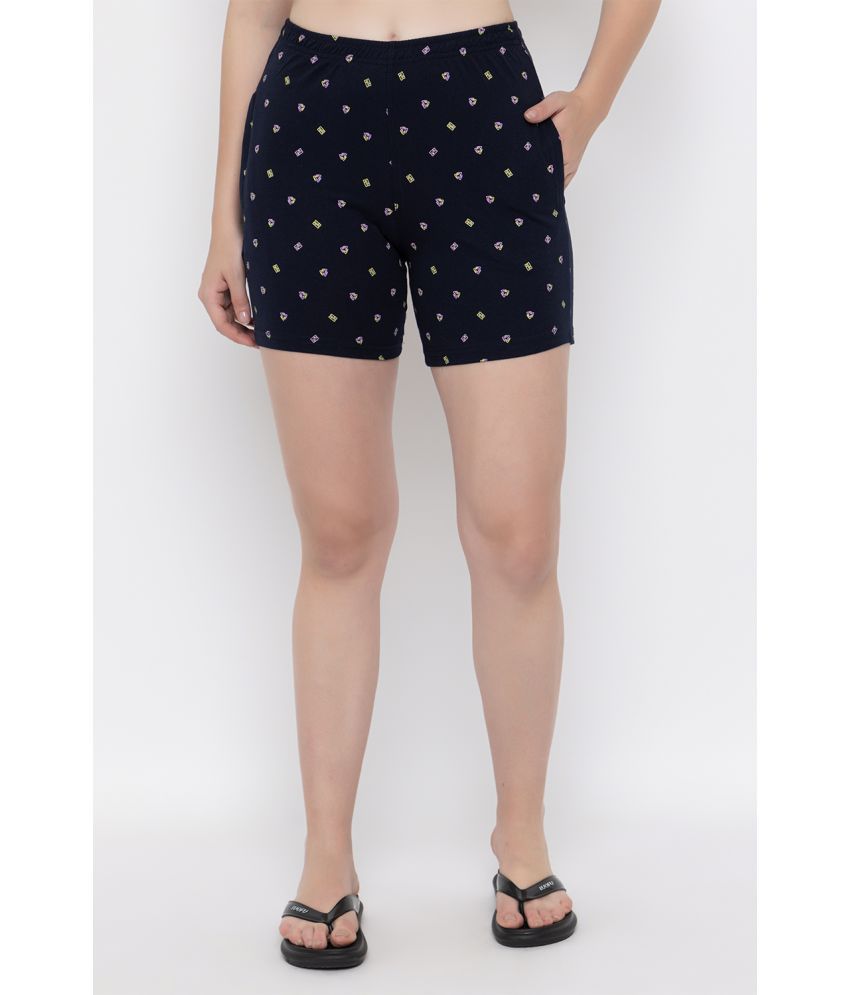     			CHERIBELL Cotton Hot Pants - Black