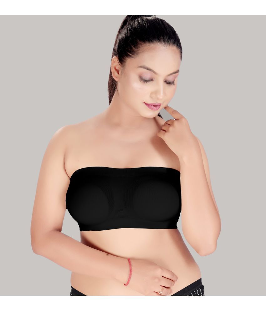     			HAYA Black Polyester Non Padded Women's Strapless Bra ( Pack of 1 )