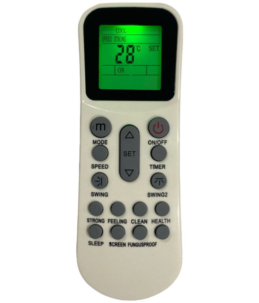     			Upix 125 (with Backlight) AC Remote Compatible with Azure AC