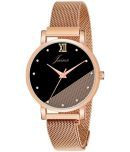 Jainx Rose Gold Stainless Steel Analog Womens Watch