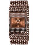 Lorem Brown Metal Analog Womens Watch