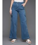 Miss Chase - Blue Denim Wide Leg Women's Jeans ( Pack of 1 )