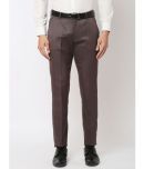 Solemio Slim Flat Men's Formal Trouser - Grey ( Pack of 1 )