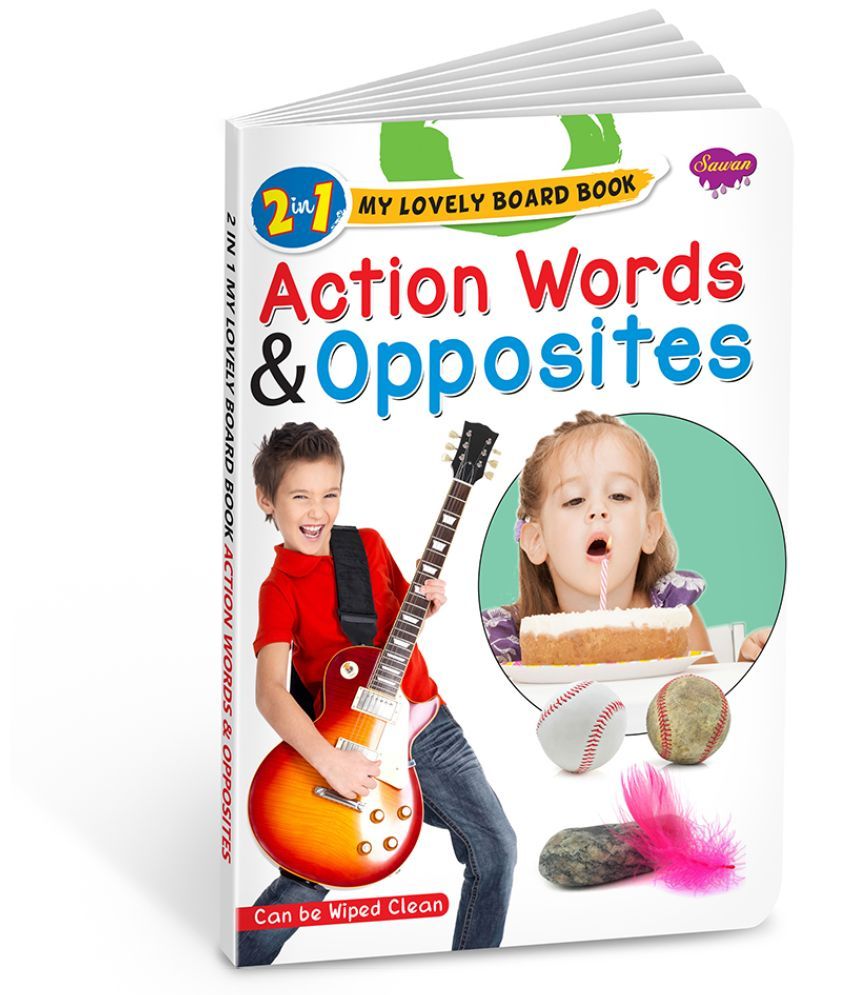     			2 in 1 My Lovely Board Book | Action and Opposites