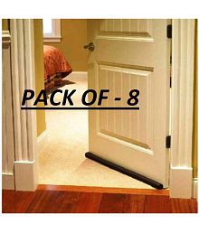 Croon Twin Draft Door Bottom Sealing Strip Guard For Door (Size-36 inch-Pack of 8 ) (Brown) Door Seal