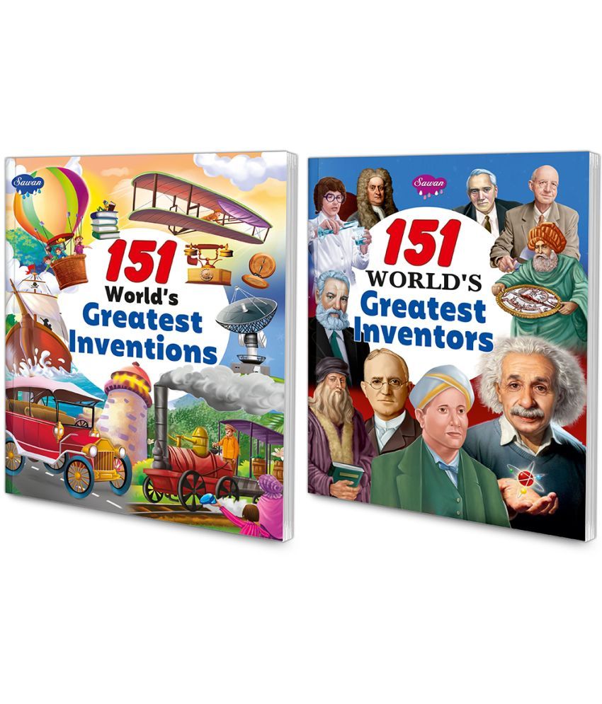     			Children's Encyclopedia - Scientists,  Inventions And Discoveries: The World of Knowledge | Pack Of 2 Books | Super jumbo combo for collecters and library Learning books