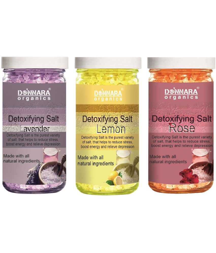     			Donnara Organics Crystal Natural Bath Salt 200 g Pack of 3