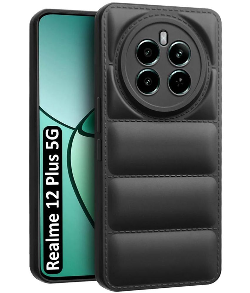     			Fashionury Plain Cases Compatible For Rubber Realme 12 Plus 5G ( Pack of 1 )