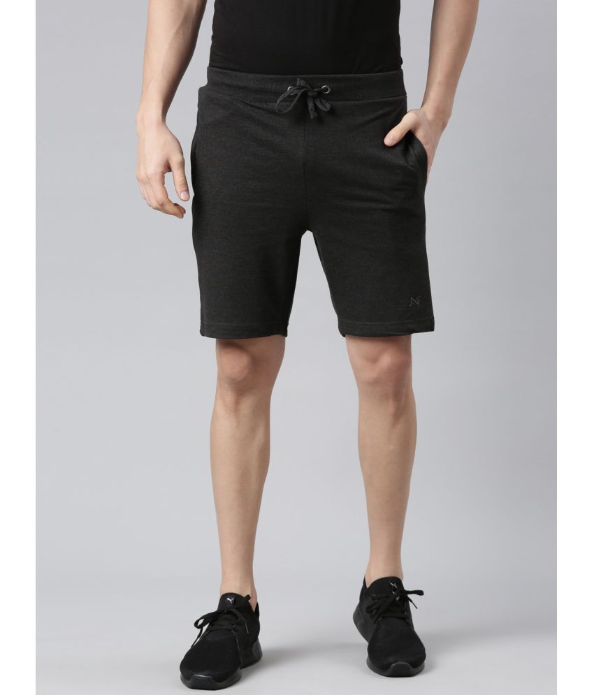     			Force NXT Charcoal Cotton Blend Men's Shorts ( Pack of 1 )