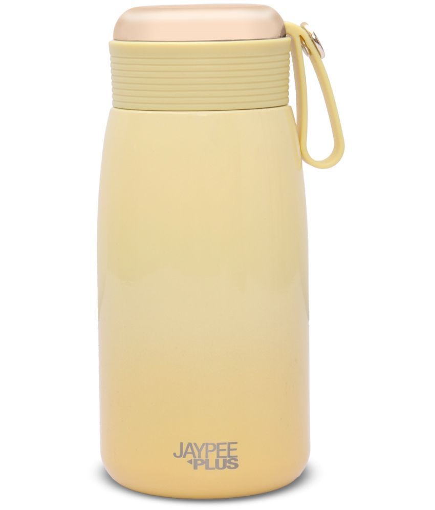     			Jaypee Plus Yellow Steel Water Bottle 350 mL ( Set of 1 )