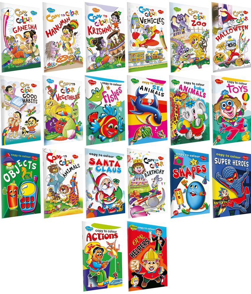     			My First Learning Colouring Bag - Set of 20 Exciting Colouring Books Product Bundle | Super jumbo combo for collecters and library colouring books