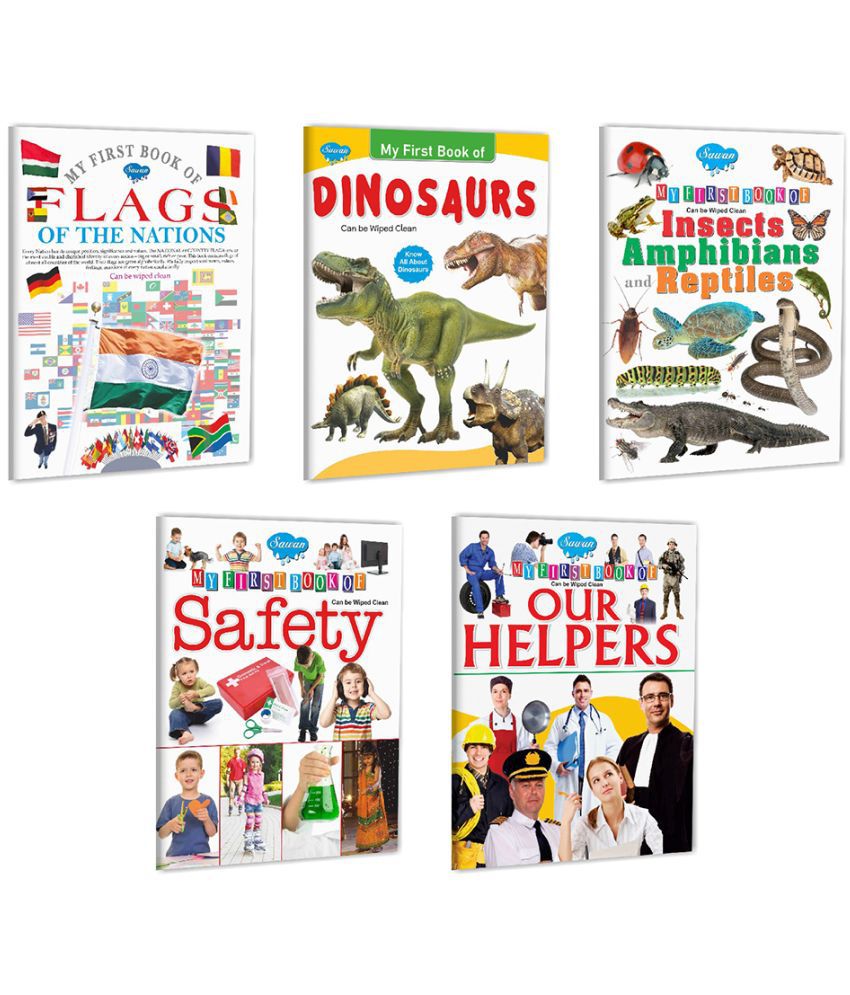     			Picture Book Collections for Early Learning (Set of 5) - My First Book of Our Helpers, My First Book of Safety, My First Book of Flags of the Nations, My First Book of Dinosaurs and My First Book of Amphibians and Reptiles