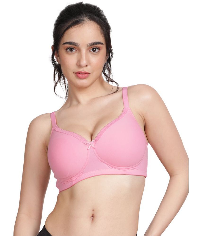     			Susie Cotton Blend Women's T-Shirt Bra ( Pink )