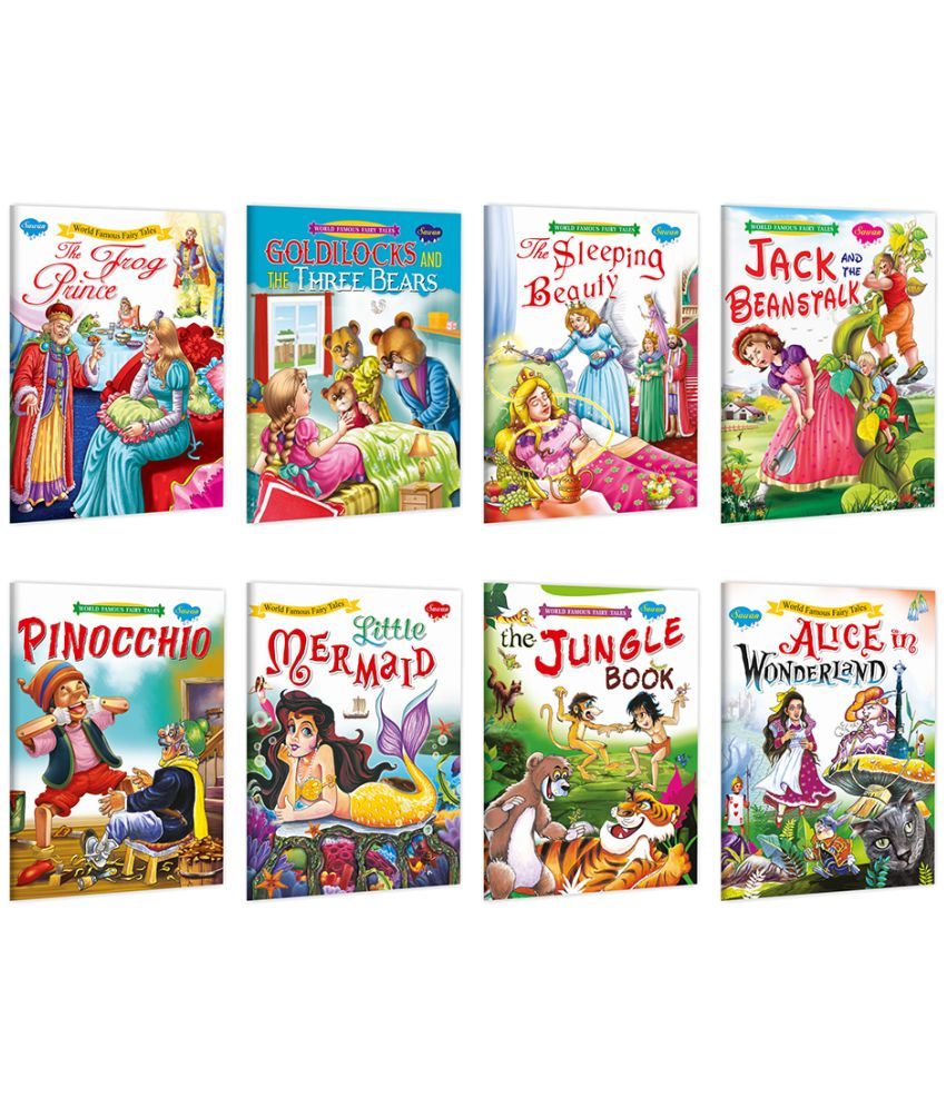     			Uncle Moon’s Fairy Tales | Pack of 8 Books (v3) | Super jumbo combo for collecters and library Story books