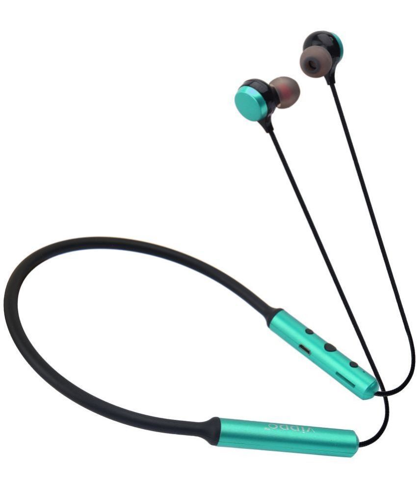     			Vippo Classic VBT-1315 48Hrs VBT SERIES In-the-ear Bluetooth Headset with Upto 30h Talktime Deep Bass - Green