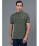 Red Tape 100% Cotton Regular Fit Solid Half Sleeves Men's T-Shirt - Green ( Pack of 1 )