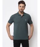 Red Tape Cotton Blend Regular Fit Solid Half Sleeves Men's Polo T Shirt - Green ( Pack of 1 )