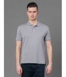 Red Tape Cotton Regular Fit Solid Half Sleeves Men's Polo T Shirt - Grey ( Pack of 1 )