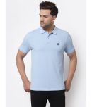 Red Tape Cotton Regular Fit Solid Half Sleeves Men's Polo T Shirt - Blue ( Pack of 1 )